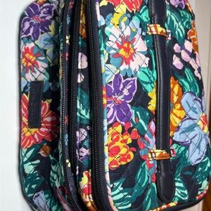 Vera Bradley Brush Up Cosmetic Case Happy Blooms
